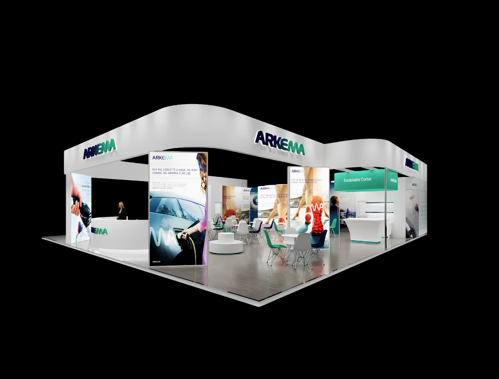 20x20 Chemical Exhibition booth design